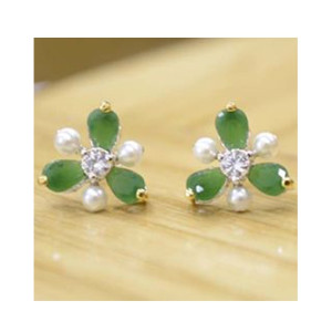 Artistic Jewels Tops For Women Green/White (T-88) Artistic Jewels Tops For Women Green/White (T-88)