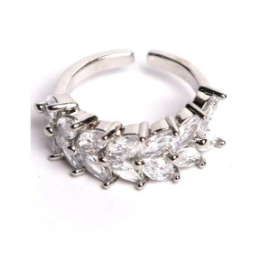 KhawajasKreation Adjustable Ring For Women Sliver KhawajasKreation Adjustable Ring For Women Sliver