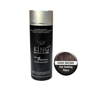 King Hair Building Fiber Dark Brown - 27.5g King Hair Building Fiber Dark Brown - 27.5g