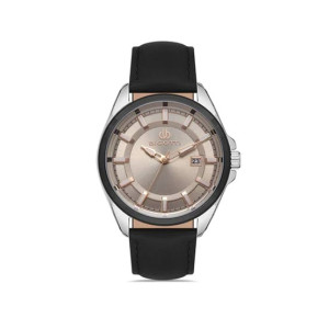 Bigotti Leather Men's Watch Black (BG.1.10327-5) Bigotti Leather Men's Watch Black (BG.1.10327-5)