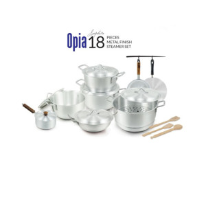 Klassic Metal Finish Cookware Gift Set - 18 Pieces Klassic Metal Finish Cookware Gift Set - 18 Pieces