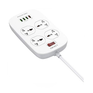 Ldnio 3.0A 4 Ports USB Charger With 4 Universal Socket Ldnio 3.0A 4 Ports USB Charger With 4 Universal Socket