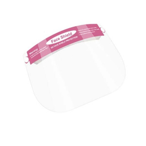 Limelite Care Reusable Premium Face Shield Pink (Pack of 2) Limelite Care Reusable Premium Face Shield Pink (Pack of 2)