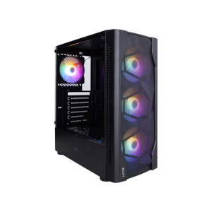 Boost Lion 4 RGB Fan ATX Gaming PC Case - Black Boost Lion 4 RGB Fan ATX Gaming PC Case - Black
