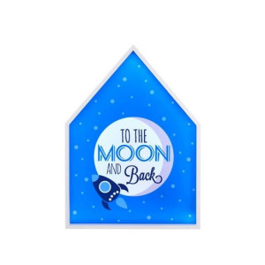 Premier Home To The Moon & Back Led Light Box - Blue (2502165) Premier Home To The Moon & Back Led Light Box - Blue (2502165)