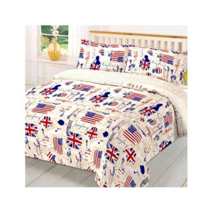 Maguari England Design Strip Double Bed (0378) Maguari England Design Strip Double Bed (0378)