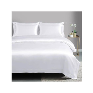 Maguari Satin Silk Duvet Cover White (0379) Maguari Satin Silk Duvet Cover White (0379)