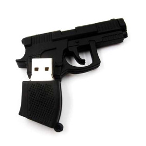 Missguided Pakistan Toy Gun USB Flash Drive Black Missguided Pakistan Toy Gun USB Flash Drive Black