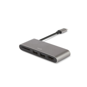 Moshi USB-C Multimedia Adapter Titanium Gray (99MO084213) Moshi USB-C Multimedia Adapter Titanium Gray (99MO084213)