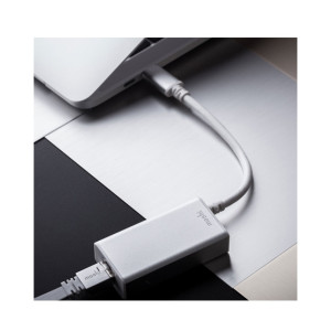 Moshi USB-C to Gigabit Ethernet Adapter Silver (99MO084203) Moshi USB-C to Gigabit Ethernet Adapter Silver (99MO084203)