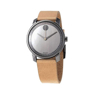 Movado Bold Leather Men's Watch Beige (3600487) Movado Bold Leather Men's Watch Beige (3600487)