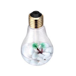 Muzamil Store Led Air Water Mist Humidifier Bulb 400ML Muzamil Store Led Air Water Mist Humidifier Bulb 400ML