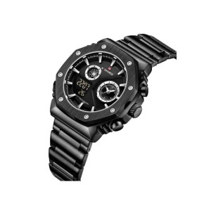 Naviforce Dual Time Edition Watch For Men Black (NF-9216-1) Naviforce Dual Time Edition Watch For Men Black (NF-9216-1)