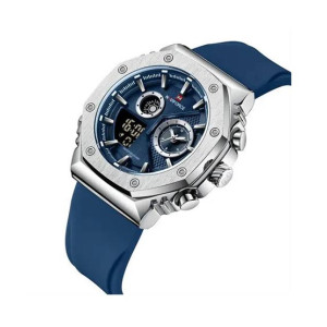 Naviforce Dual Time Edition Watch For Men Blue (NF-9216t-2) Naviforce Dual Time Edition Watch For Men Blue (NF-9216t-2)