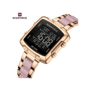 Naviforce Square Style Digital Watch For Men Two Tone (NF-5057-6) Naviforce Square Style Digital Watch For Men Two Tone (NF-5057-6)