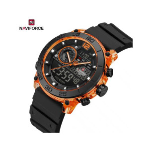 Naviforce Tactical Dual Watch For Men Black (NF-6104-5) Naviforce Tactical Dual Watch For Men Black (NF-6104-5)