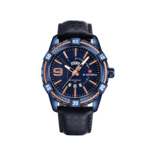 Naviforce Day & Date Edition Watch For Men - Blue (NF-9117-1)