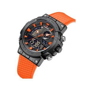 Naviforce Doppio Edition Watch For Men - Orange (NF-9219-2) Naviforce Doppio Edition Watch For Men - Orange (NF-9219-2)