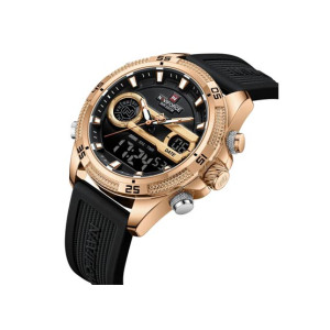 Naviforce Dual Mastery Watch For Men Black (NF-9223-5) Naviforce Dual Mastery Watch For Men Black (NF-9223-5)