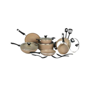 Non Stick Double Marble Coated Cookware Set - 19 Pcs Non Stick Double Marble Coated Cookware Set - 19 Pcs