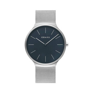 Obaku Ark Cyan Men's Watch Silver (V240GXCLMC) Obaku Ark Cyan Men's Watch Silver (V240GXCLMC)