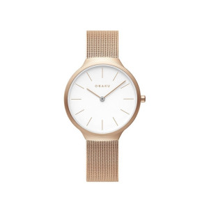 Obaku Ark Lille Women's Watch Rose Gold (V240LXVWMV) Obaku Ark Lille Women's Watch Rose Gold (V240LXVWMV)