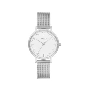 Obaku Brink Lille Steel Women's Watch Silver (V248LXCIMC) Obaku Brink Lille Steel Women's Watch Silver (V248LXCIMC)