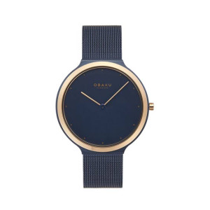 Obaku Satin Lille Ocean Watch For Women's Dark Blue (V269LXSLML) Obaku Satin Lille Ocean Watch For Women's Dark Blue (V269LXSLML)