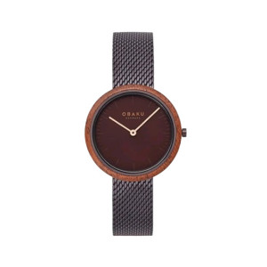 Obaku Trae Lille Watch For Women Brown (V245LXNNMN) Obaku Trae Lille Watch For Women Brown (V245LXNNMN)