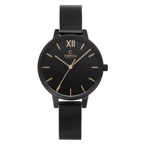 Obaku Analog Watch For Women's Black (V209LXBBMB)