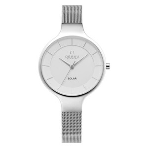 Obaku Analog Watch For Women's Silver (V221LRCWMC) Obaku Analog Watch For Women's Silver (V221LRCWMC)