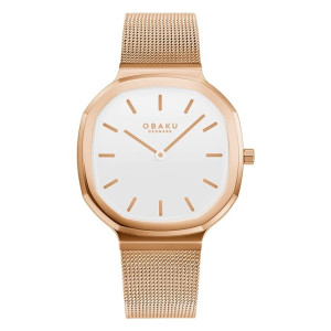 Obaku Lille Rose Watch For Women's Rose Gold (V253LXVWMV)