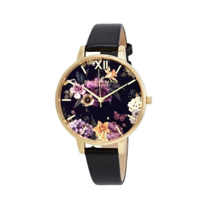 Olivia Burton Dark Bouquet Women's Watch Black (OB16EG78) Olivia Burton Dark Bouquet Women's Watch Black (OB16EG78)