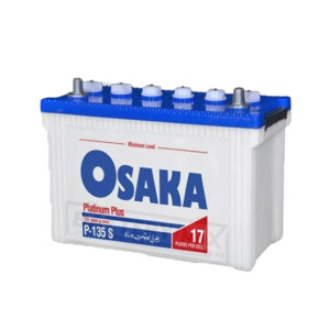 Osaka Platinum Plus 105Ah 12V Lead Acid Unsealed Car Battery (P-135S) Osaka Platinum Plus 105Ah 12V Lead Acid Unsealed Car Battery (P-135S)