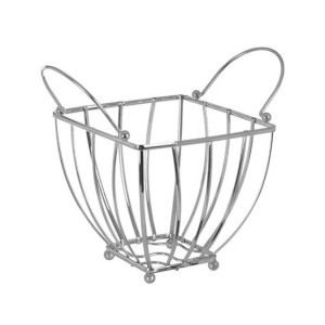 Premier Home Chrome Fruit Basket - Silver Premier Home Chrome Fruit Basket - Silver