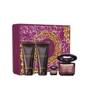 Versace Crystal Noir 4Pcs Gift Set For Women Versace Crystal Noir 4Pcs Gift Set For Women