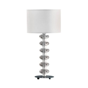 Premier Home Bobble White Fabric Shade Table Lamp (2500789) Premier Home Bobble White Fabric Shade Table Lamp (2500789)