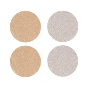 Premier Home Glitter Drink Coasters Pack Of 4 (1203676) Premier Home Glitter Drink Coasters Pack Of 4 (1203676)