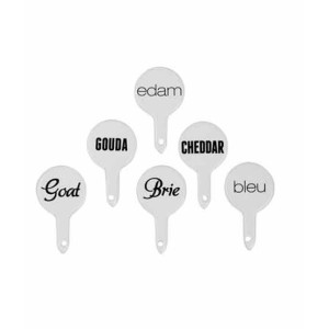 Premier Home Pun & Games Cheese Markers (Set of 6) Premier Home Pun & Games Cheese Markers (Set of 6)