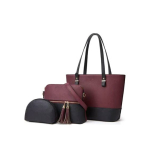 RGShop Hand Bag 3Pcs-Black RGShop Hand Bag 3Pcs-Black