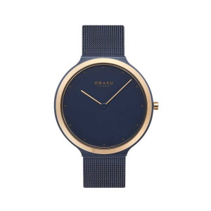 Obaku Denmark Watch For Men Blue (V269GXSLML) Obaku Denmark Watch For Men Blue (V269GXSLML)