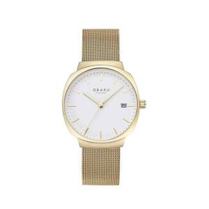 Obaku Felt Lille Watch For Women Gold (V273LDGWMG)