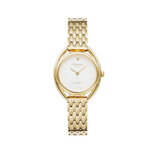 Obaku Juvel Cider Quartz Watch For Women Gold (V286LXGISG) Obaku Juvel Cider Quartz Watch For Women Gold (V286LXGISG)