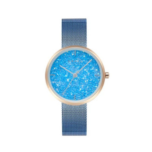 Obaku Glimmer Quartz Watch For Women Blue (V289LHVMMA)