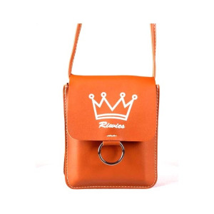 Rangoon Crown Mobile Pouch Bag For Women Brown Rangoon Crown Mobile Pouch Bag For Women Brown