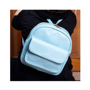 Rangoon Handmade Backpack For Women Light Blue Rangoon Handmade Backpack For Women Light Blue