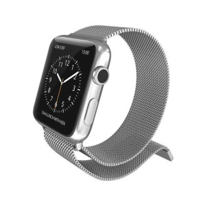 Raptic X Doria Mesh Band For Apple Watch 44/42 mm Silver Raptic X Doria Mesh Band For Apple Watch 44/42 mm Silver