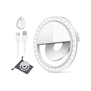 Rhizmall Selfie Ring Light White Rhizmall Selfie Ring Light White