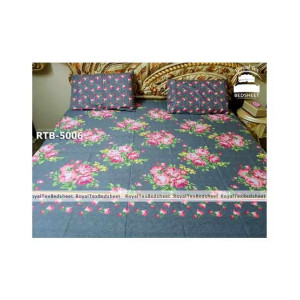 Royal Tex Printed Double Bed Sheet (RTB-5006)