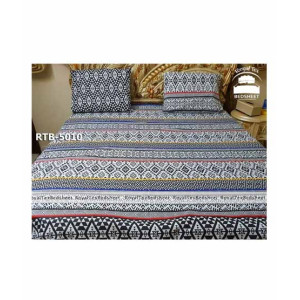Royal Tex Printed Double Bed Sheet (RTB-5010)